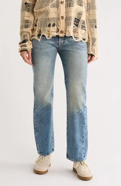 R13 Courtney Slim Jeans In Blue