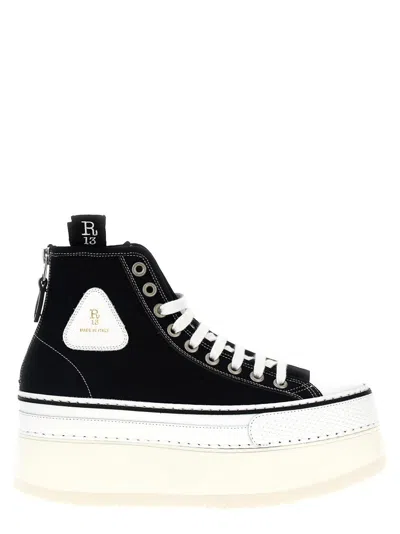 R13 'courtney' Sneakers In White