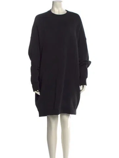 Pre-owned R13 Crew Neck Knee-length Dress W/ Tags In Black