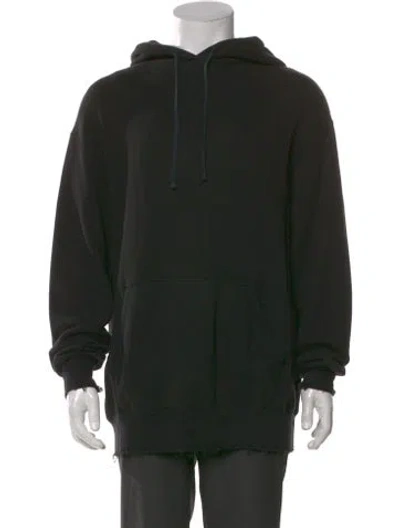 Pre-owned R13 Crew Neck Long Sleeve Hoodie In Black
