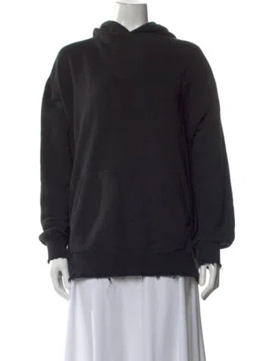 Pre-owned R13 Crew Neck Long Sleeve Hoodie In Black