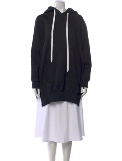 Pre-owned R13 Crew Neck Long Sleeve Hoodie In Black
