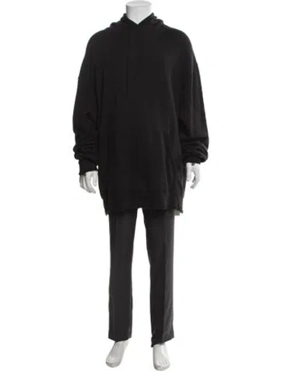 Pre-owned R13 Crew Neck Long Sleeve Hoodie In Black