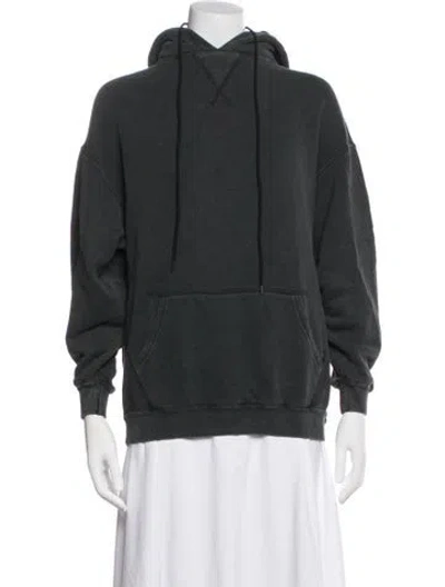 Pre-owned R13 Crew Neck Long Sleeve Hoodie In Black