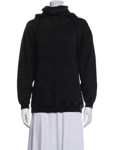 Pre-owned R13 Crew Neck Long Sleeve Hoodie In Black