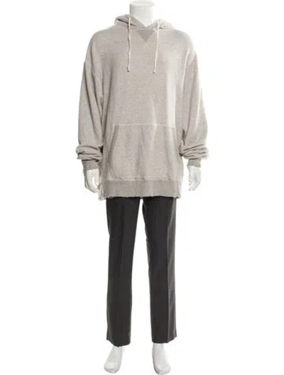 Pre-owned R13 Crew Neck Long Sleeve Hoodie In Gray