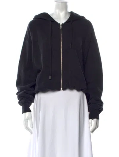 Pre-owned R13 Crew Neck Long Sleeve Hoodie In Grey