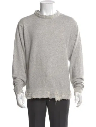 Pre-owned R13 Crew Neck Long Sleeve Pullover In Neutral