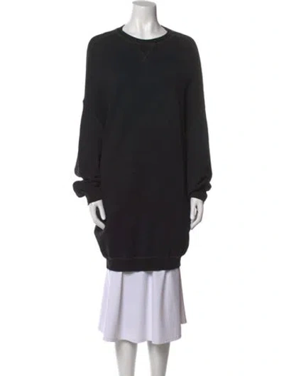 Pre-owned R13 Crew Neck Long Sleeve Sweatshirt In Black