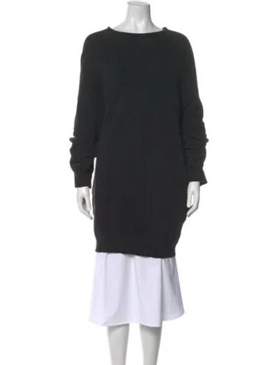 Pre-owned R13 Crew Neck Long Sleeve Sweatshirt In Black