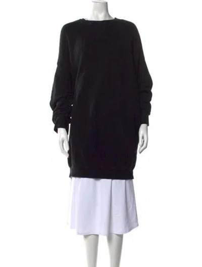 Pre-owned R13 Crew Neck Long Sleeve Sweatshirt In Black
