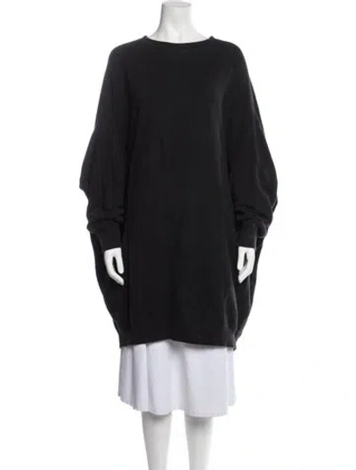 Pre-owned R13 Crew Neck Long Sleeve Sweatshirt In Black
