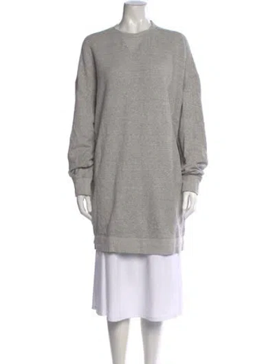 Pre-owned R13 Crew Neck Long Sleeve Sweatshirt In Grey