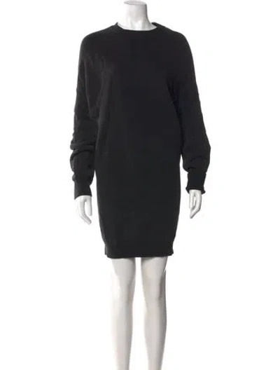 Pre-owned R13 Crew Neck Mini Dress In Black