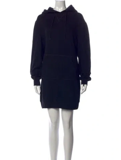 Pre-owned R13 Crew Neck Mini Dress In Black
