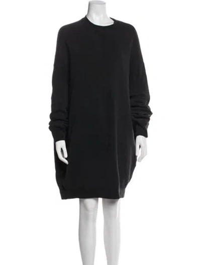 Pre-owned R13 Crew Neck Mini Dress In Black