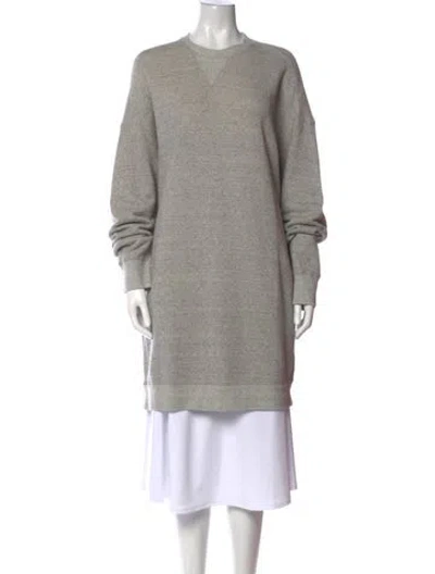 Pre-owned R13 Crew Neck Mini Dress In Gray