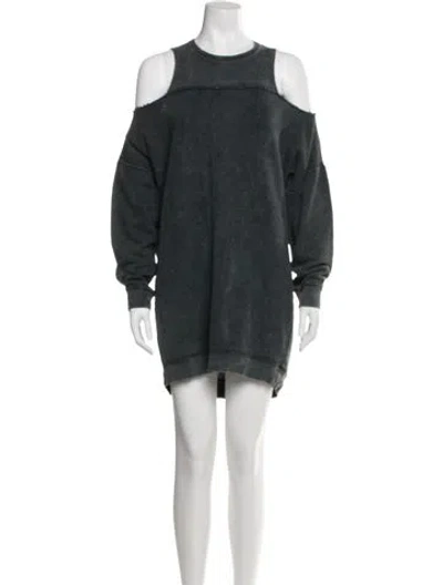 Pre-owned R13 Crew Neck Mini Dress In Multi