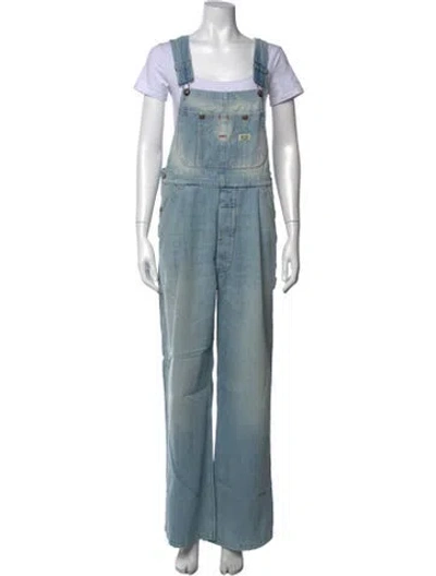 Pre-owned R13 Crew Neck Overalls In Blue