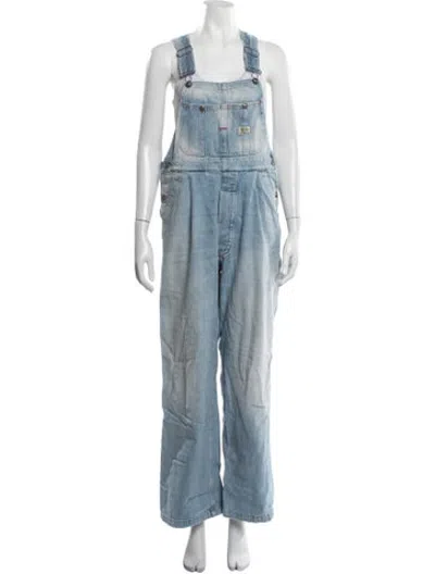 Pre-owned R13 Crew Neck Overalls In Blue