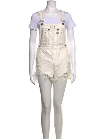 Pre-owned R13 Crew Neck Overalls In Neutrals