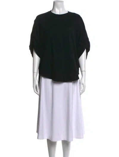 Pre-owned R13 Crew Neck Short Sleeve Top In Black