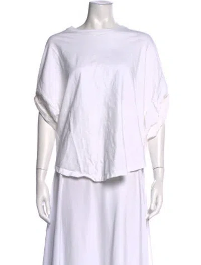 Pre-owned R13 Crew Neck Short Sleeve Top In White