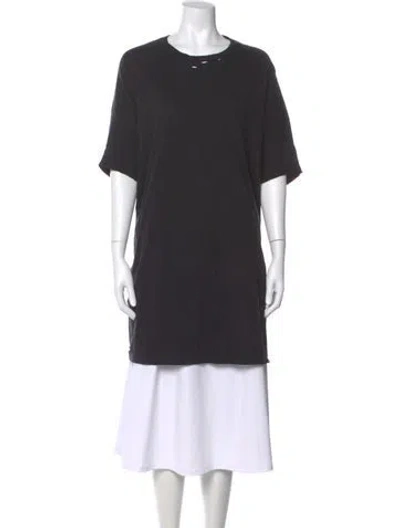 Pre-owned R13 Crew Neck Short Sleeve T-shirt In Black