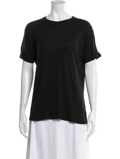 Pre-owned R13 Crew Neck Short Sleeve T-shirt In Black