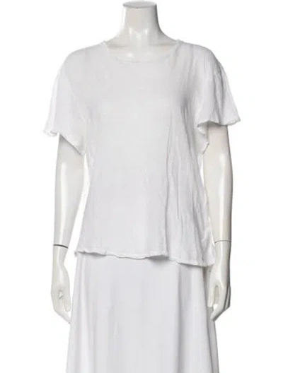 Pre-owned R13 Crew Neck Short Sleeve T-shirt In Neutral