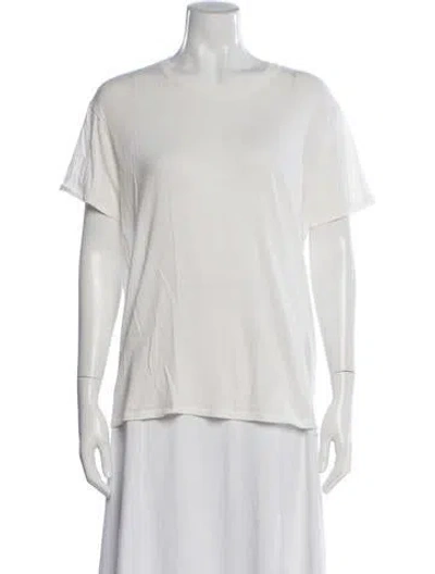 Pre-owned R13 Crew Neck Short Sleeve T-shirt In Neutrals