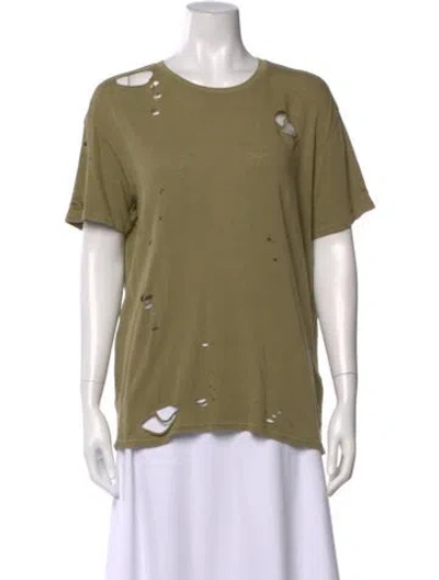 Pre-owned R13 Crew Neck Short Sleeve T-shirt W/ Tags In Green