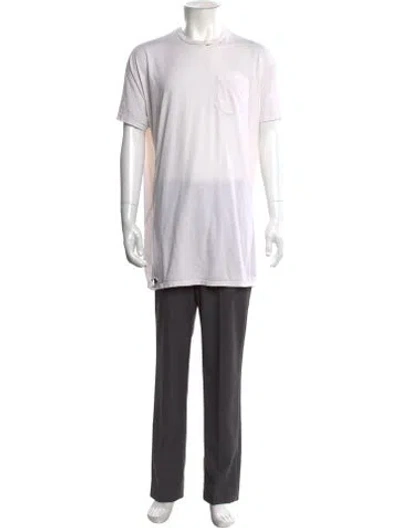 Pre-owned R13 Crew Neck Short Sleeve T-shirt In White