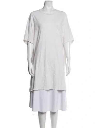 Pre-owned R13 Crew Neck Short Sleeve T-shirt In White