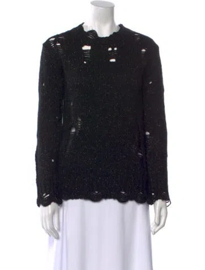 Pre-owned R13 Crew Neck Sweater In Black