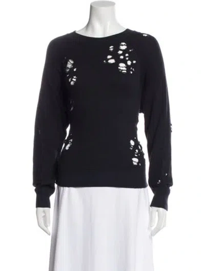 Pre-owned R13 Crew Neck Sweater In Black