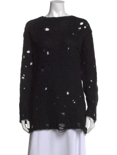 Pre-owned R13 Crew Neck Sweater In Black