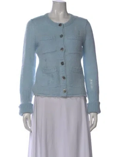 Pre-owned R13 Crew Neck Sweater In Blue