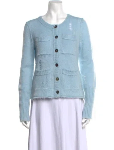 Pre-owned R13 Crew Neck Sweater In Blue