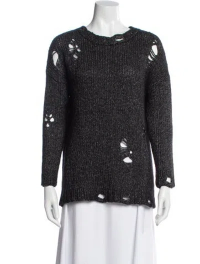 Pre-owned R13 Crew Neck Sweater In Gray