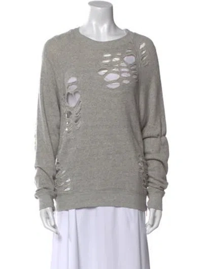Pre-owned R13 Crew Neck Sweater In Gray