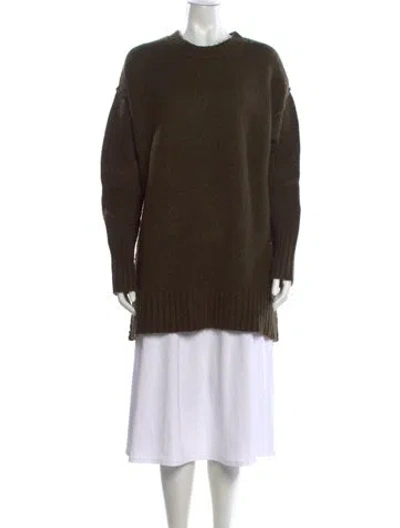 Pre-owned R13 Crew Neck Sweater In Green