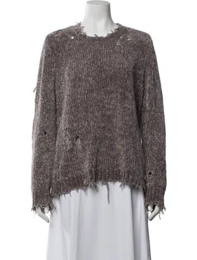 Pre-owned R13 Crew Neck Sweater In Grey