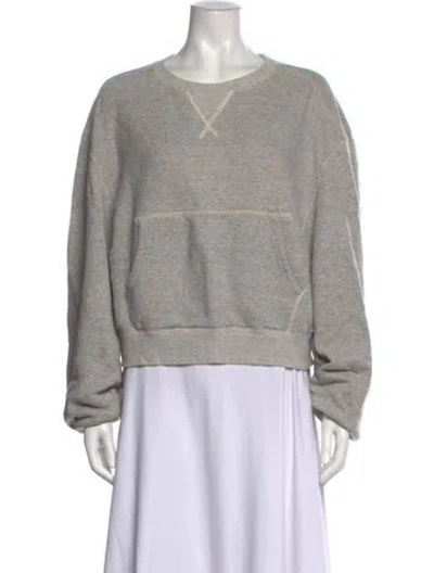 Pre-owned R13 Crew Neck Sweater In Grey