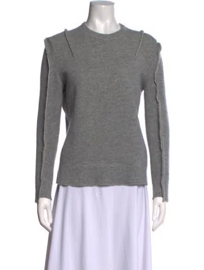 Pre-owned R13 Crew Neck Sweater In Grey