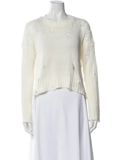 Pre-owned R13 Crew Neck Sweater In Neutral