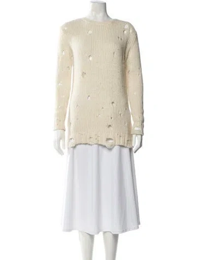 Pre-owned R13 Crew Neck Sweater In Neutral