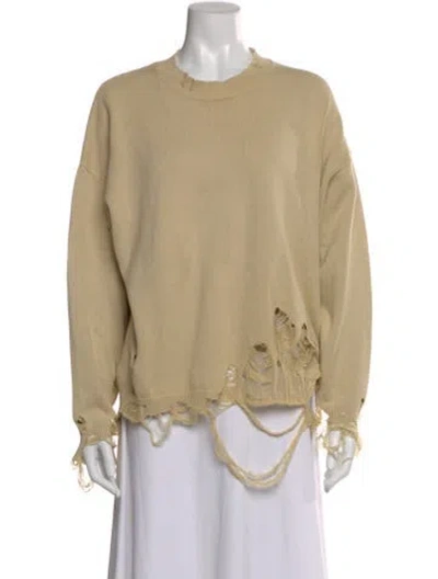 Pre-owned R13 Crew Neck Sweater In Neutral