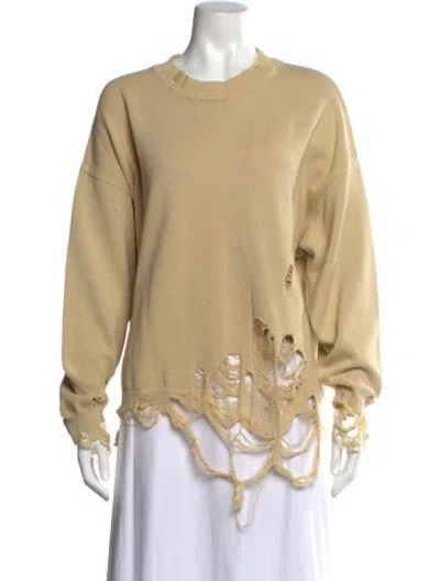 Pre-owned R13 Crew Neck Sweater In Neutral