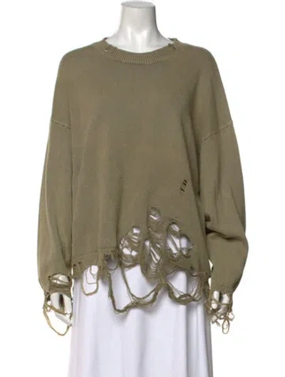 Pre-owned R13 Crew Neck Sweater In Neutral